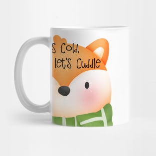 Cute Watercolor Fox Mug